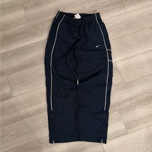 Nike Men's Navy Joggers with White Accents